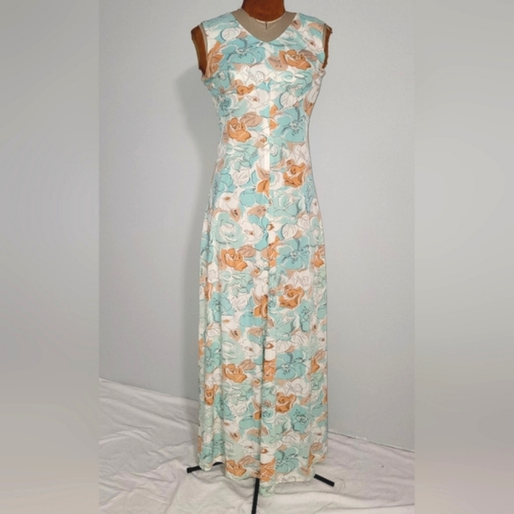 Mint and Tan Maxi  Sz S